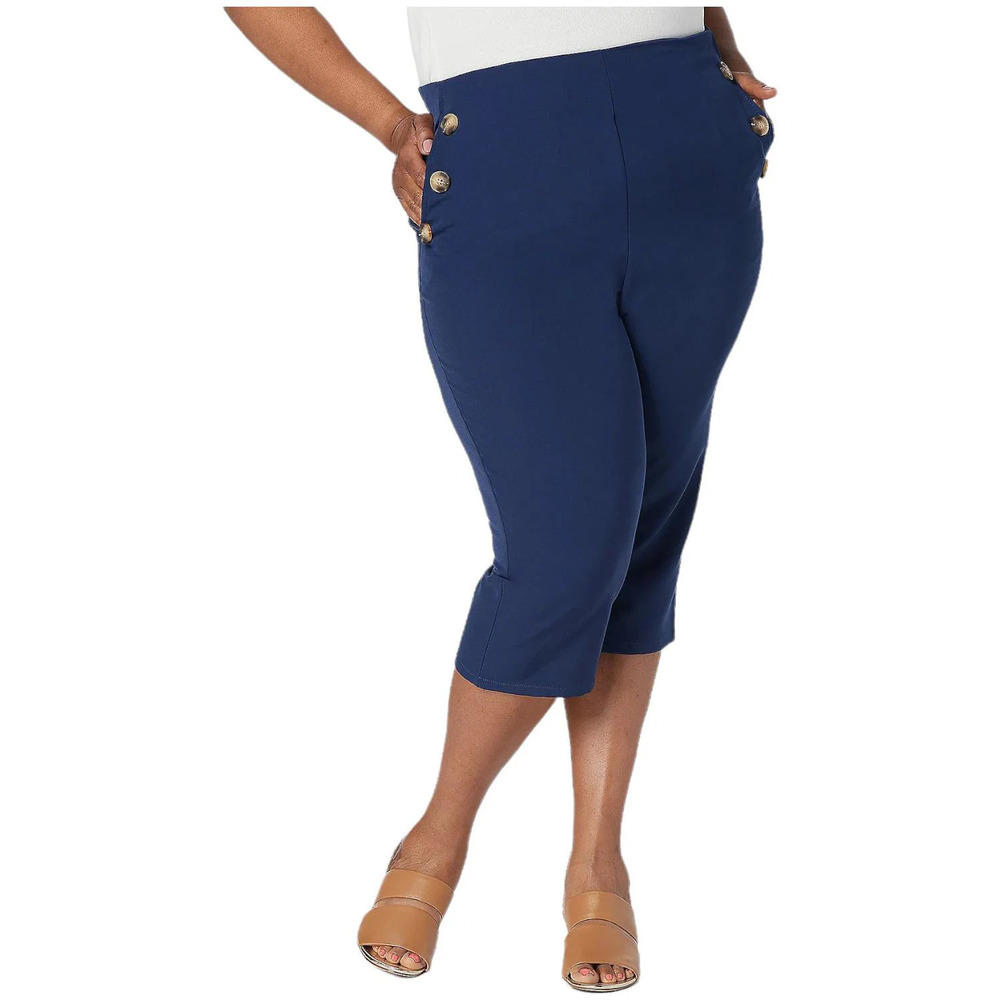 All Worthy Hunter McGrady Cropped Sailor Pants Navy - Regular